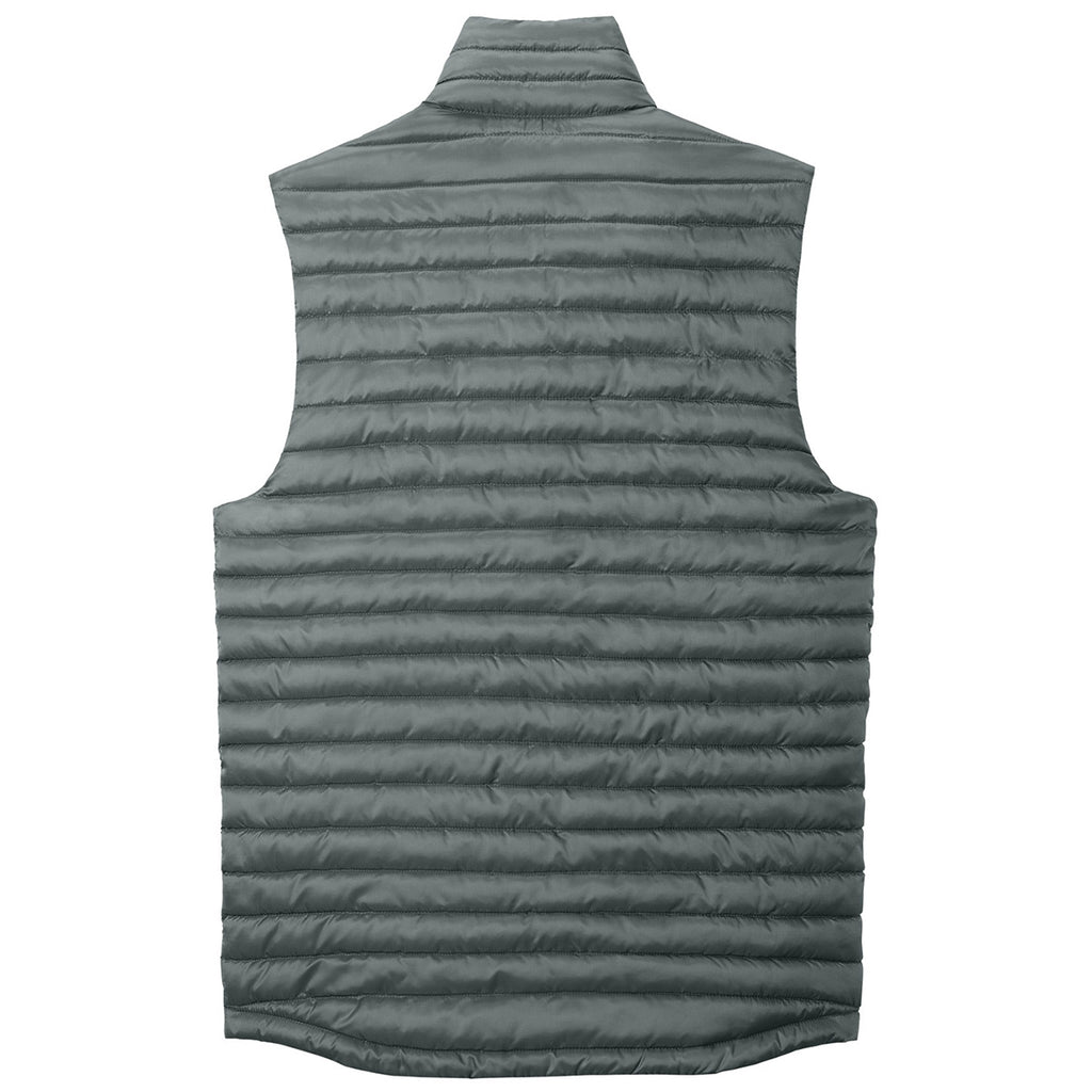 Eddie Bauer Men's Metal Grey Packable Quilted Vest