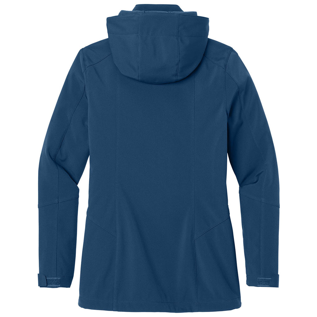 Eddie Bauer Women's Admiral Blue Hooded Softshell Parka