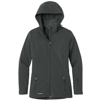 Eddie Bauer Women's Grey Steel Hooded Softshell Parka