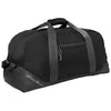 Eddie Bauer Black/Grey Steel Large Ripstop Duffel