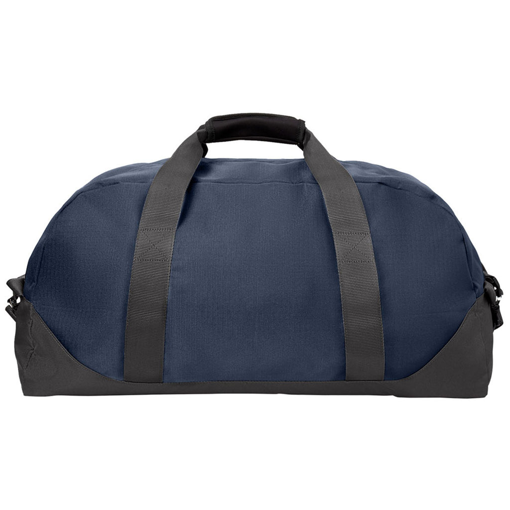 Eddie Bauer Coast Blue/Grey Steel Large Ripstop Duffel