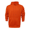 BAW Men's Orange Pullover Fleece Hooded