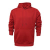 BAW Men's Red Pullover Fleece Hooded