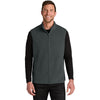 Port Authority Men's Grey Steel C-FREE Fleece Vest