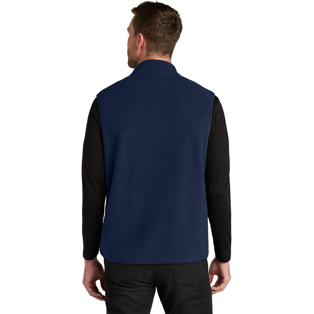 Port Authority Men's True Navy C-FREE Fleece Vest