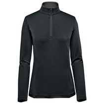Stormtech Women's Black/Granite Zermatt 1/4 Zip Pullover