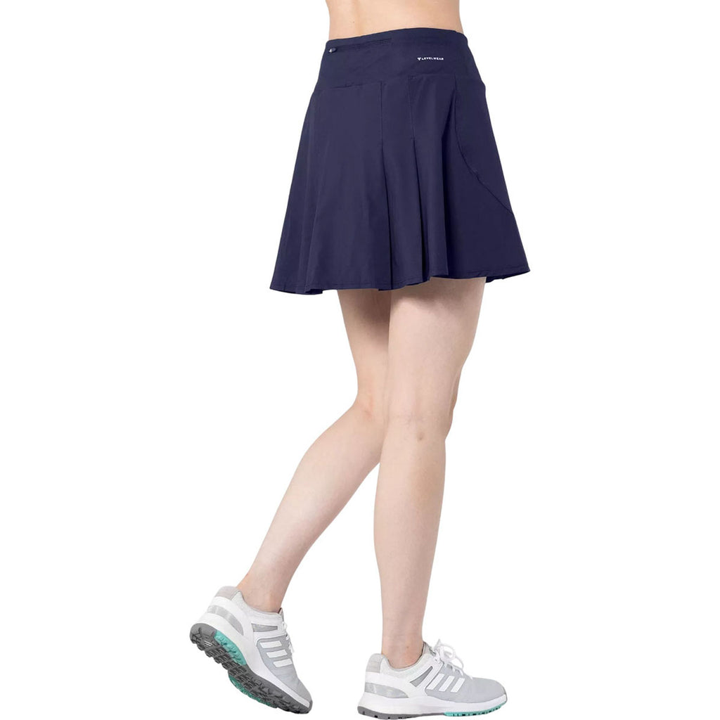 Levelwear Women's Navy Glee Skort