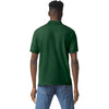 Gildan Men's Forest Green 6 oz. 50/50 Jersey Polo