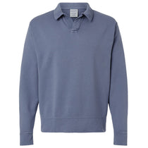 ComfortWash by Hanes Men's Saltwater Garment-Dyed Polo Collar Sweatshirt