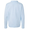 ComfortWash by Hanes Men's Soothing Blue Garment-Dyed Polo Collar Sweatshirt