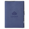 Spector & Co. Blue Toscano Genuine Leather Refillable Notebook