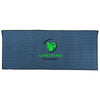 The Magnet Group Navy Blue Caddy Waffle Weave Golf Towel
