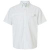 HUK Men's Pale Algae Tidepoint Printed Short Sleeve Shirt