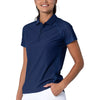 Levelwear Women's Navy Tandem Polo