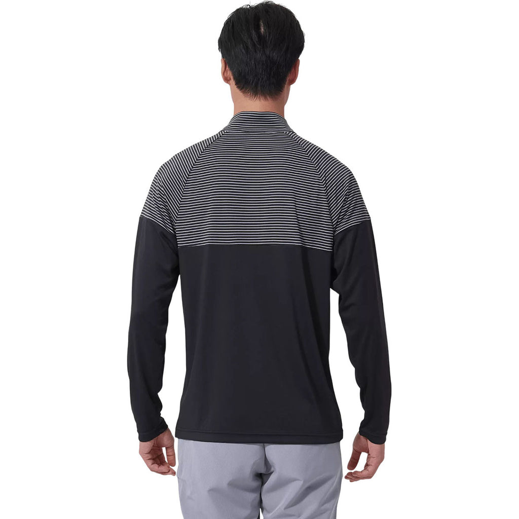 Levelwear Men's Black Classic Stripes Pullover