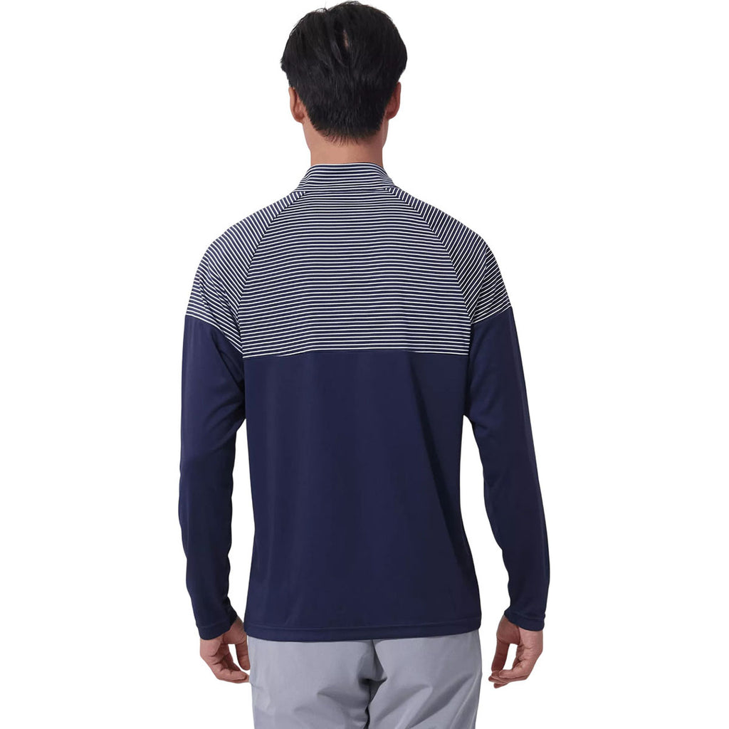 Levelwear Men's Navy Classic Stripes Pullover