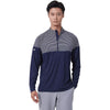 Levelwear Men's Navy Classic Stripes Pullover