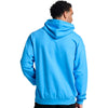 Jerzees Unisex Soul Blue Heather Ultimate CVC Hooded Sweatshirt