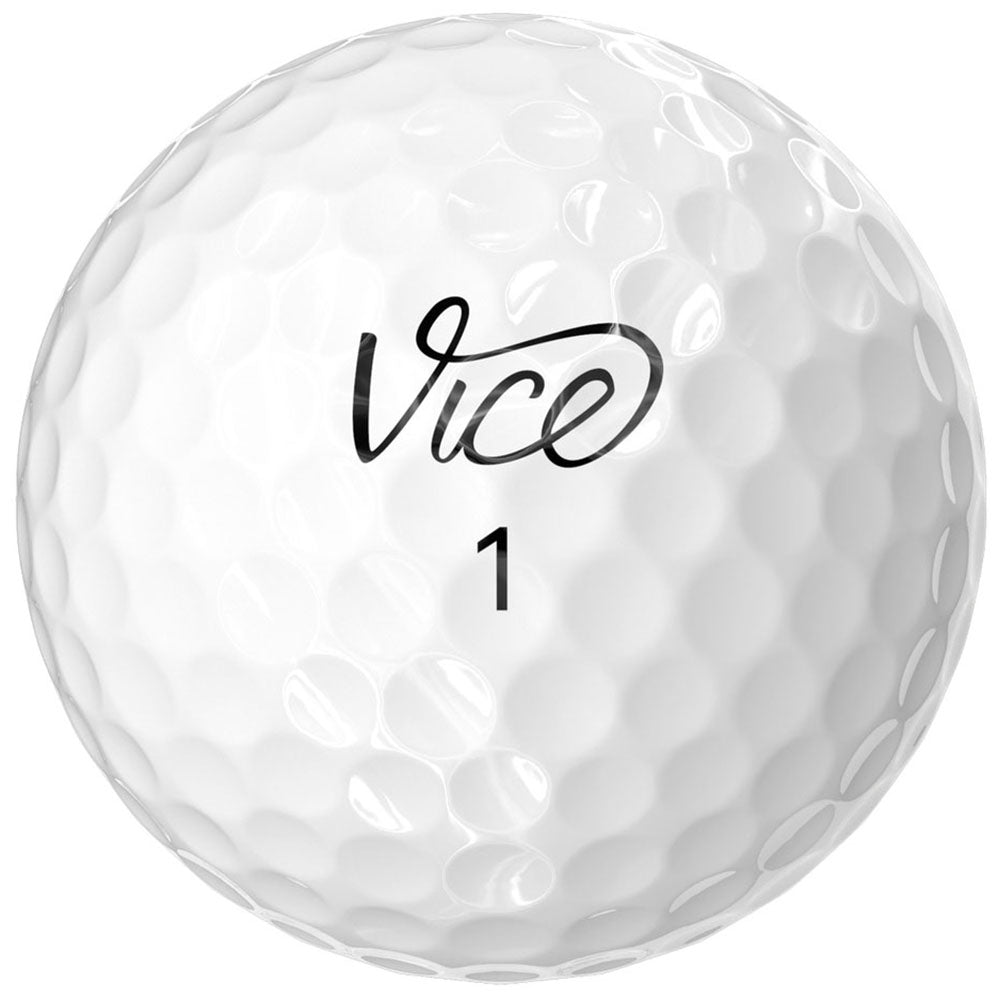 Vice White Pro Golf Balls (One Dozen)