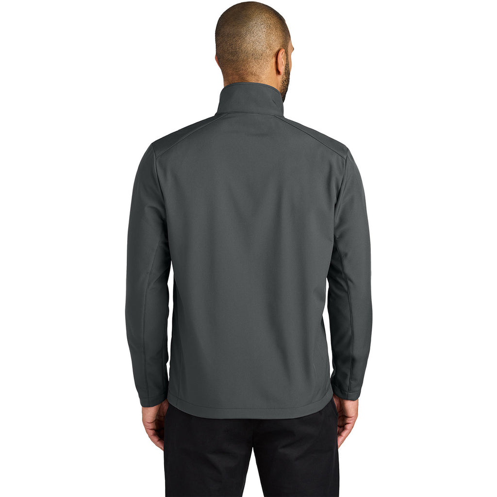 Port Authority Men's Grey Steel C-FREE Core Soft Shell