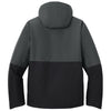 Port Authority Men's Grey Steel/Deep Black Insulated Heavy Ripstop Jacket