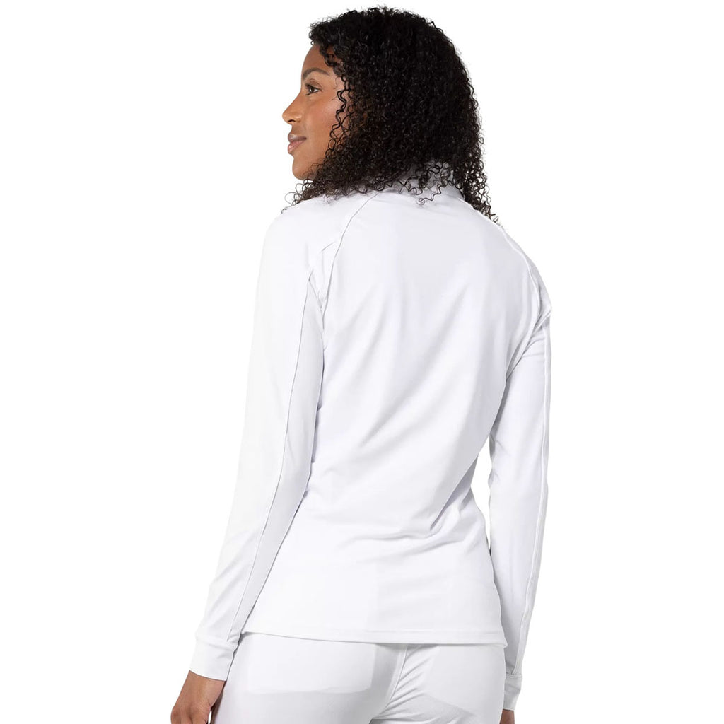 Levelwear Women's White Kinetic Midlayer Pullover