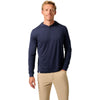 Johnnie-O Men's Solid Navy Talon Featherweight Performance Hoodie