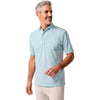 Johnnie-O Men's Cloud Blue Ryan Original Four-Button Polo