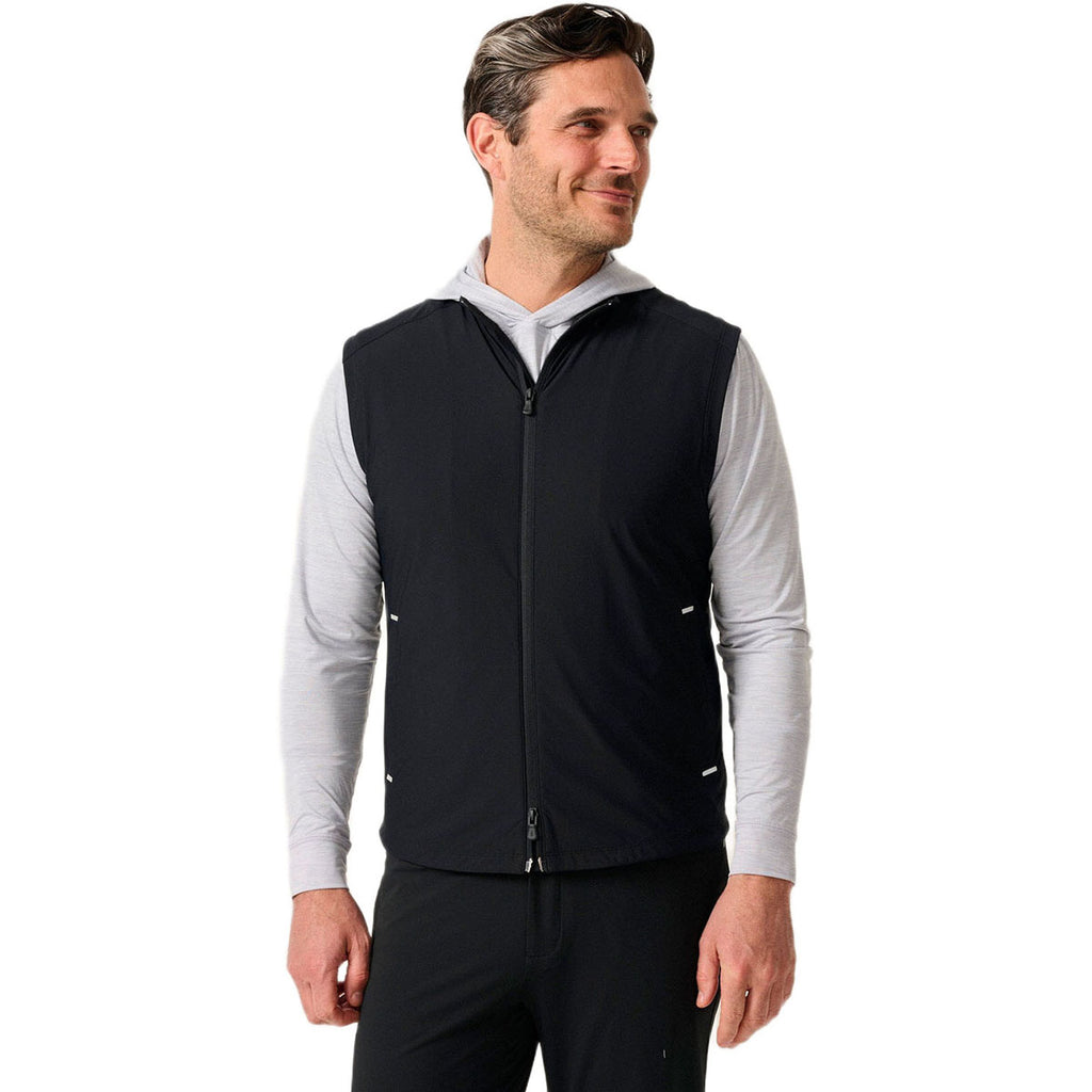 Johnnie-O Men's Black Zimmer Featherweight Performance Vest