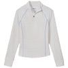 Johnnie-O Women's White Kona Jasmine Performance 1/4 Zip