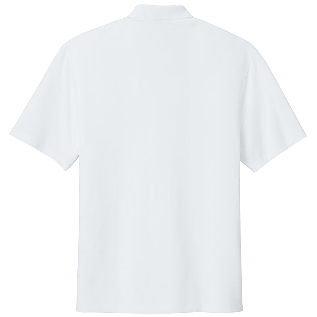 Port Authority Men's White Wearever Performance Pique Polo