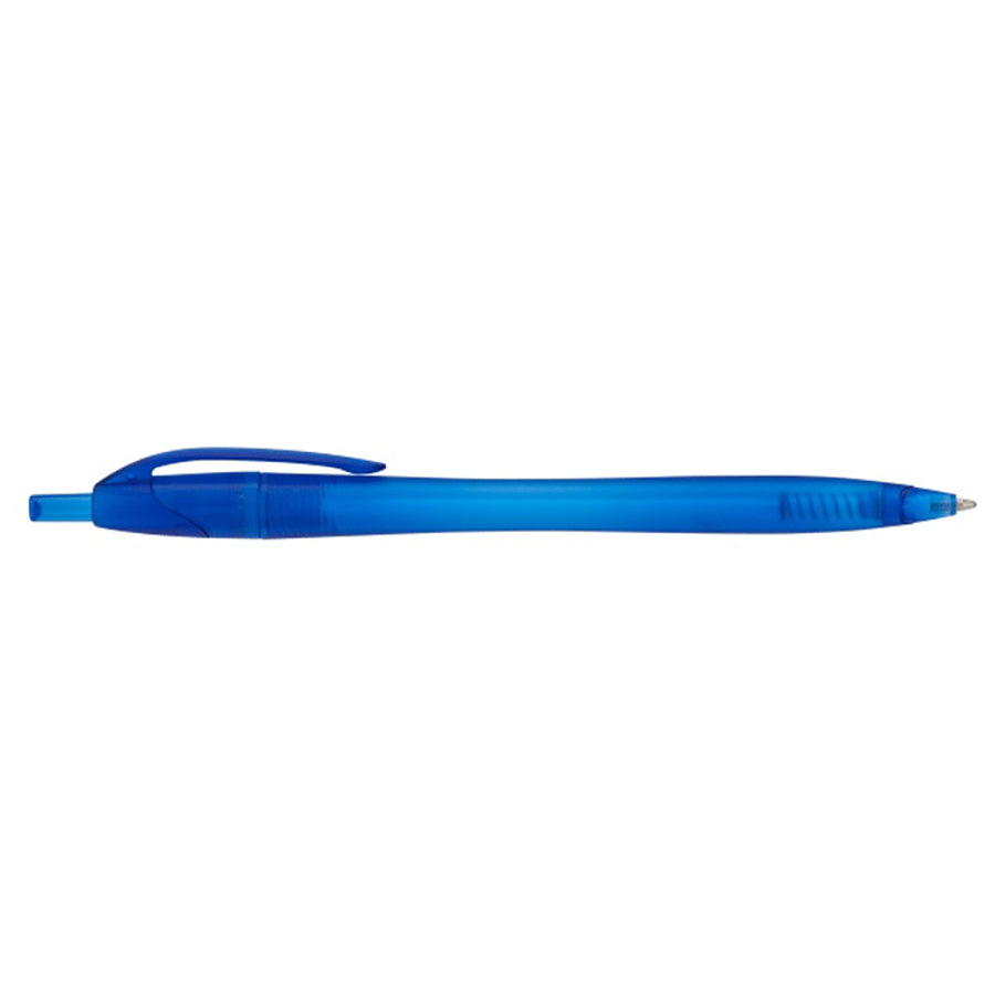 Bullet Translucent Blue Cougar Retractable Ballpoint Pen