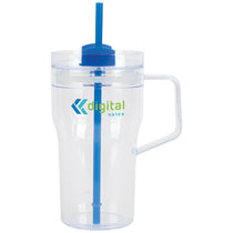 Logomark Blue Elliott 20 oz. Clear AS Travel Mug