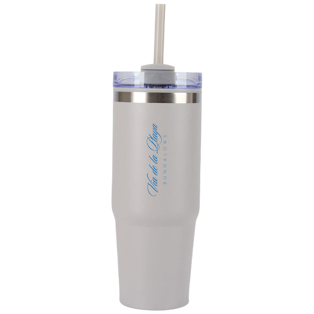 Logomark Grey Yesler 30 oz. Double Wall Steel/PP Liner Travel Tumbler