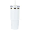 Logomark White Yesler 30 oz. Double Wall Steel/PP Liner Travel Tumbler