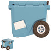 RovR Light Blue RollR 45qt Wheeled Hard Cooler