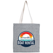 Logomark Grey Olivia 10 oz. Recycled Cotton Convention Tote