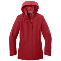 Port Authority Women's Rich Red C-FREE Rain Jacket