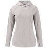 Cutter & Buck Women's Polished Heather Adapt Knit Recycled Heathered Hooded Pullover