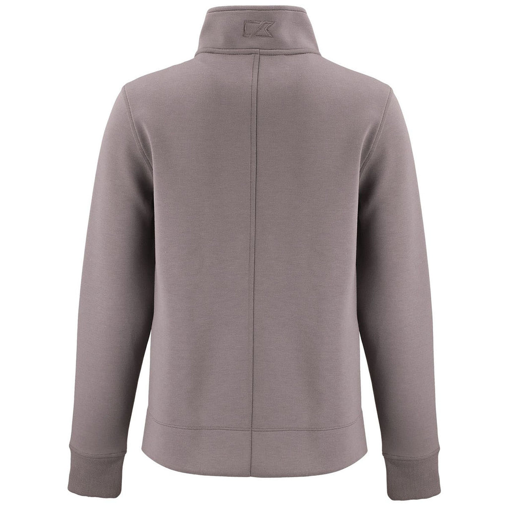 Cutter & Buck Women's Elemental Grey Roam Epic Versatility Quarter Zip Pullover