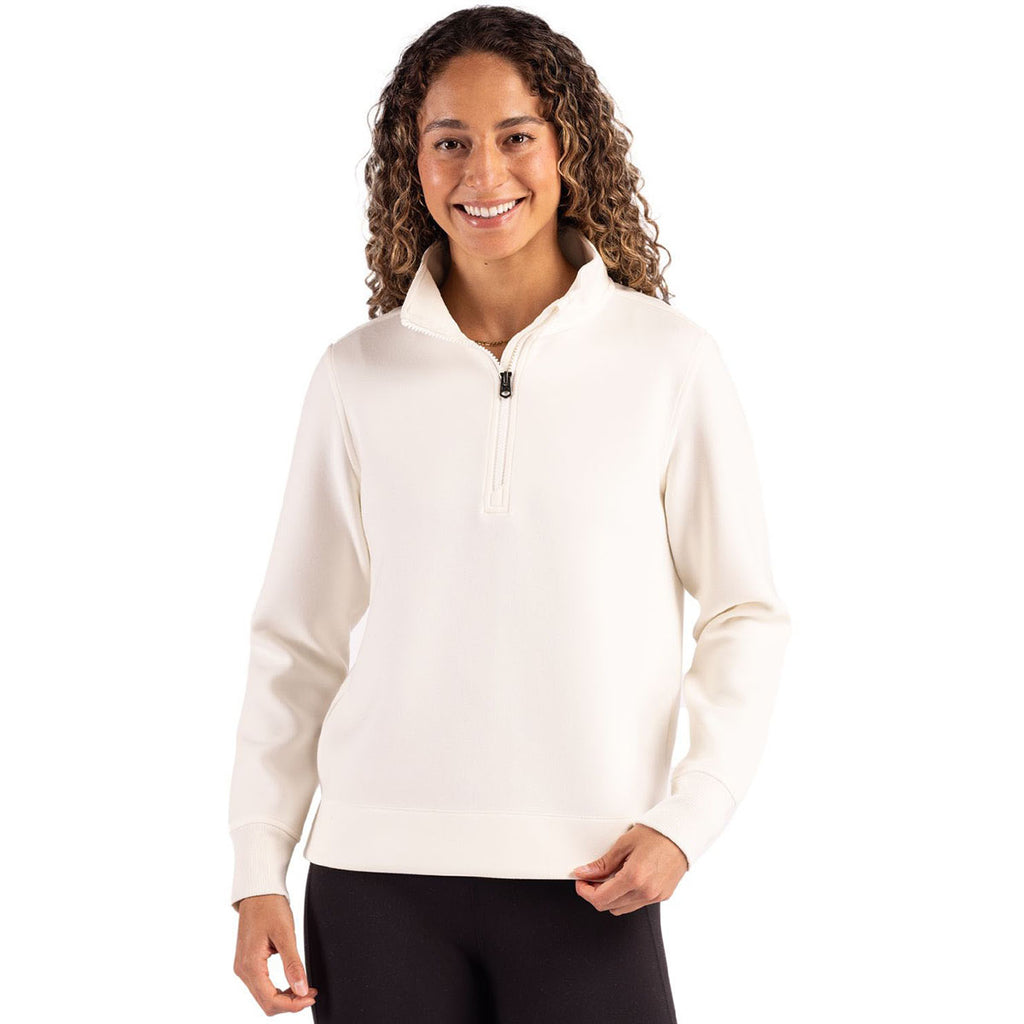 Cutter & Buck Women's Shell Roam Epic Versatility Quarter Zip Pullover