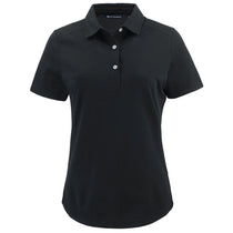 Cutter & Buck Women's Black Advantage Refresh Epic Confidence Recycled Tri-Blend Pique Polo
