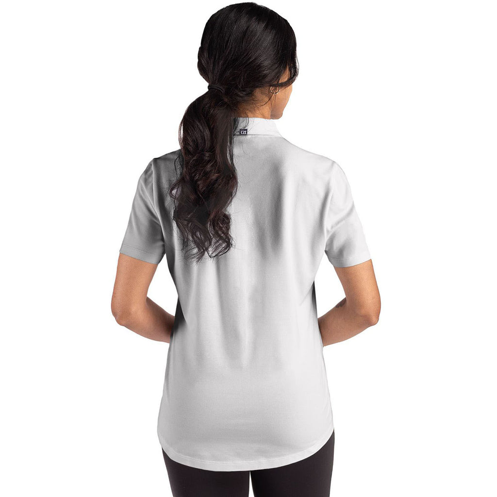 Cutter & Buck Women's Concrete Advantage Refresh Epic Confidence Recycled Tri-Blend Pique Polo