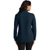Port Authority Women's River Blue Navy Wearever Signature Double Pique 1/4-Zip