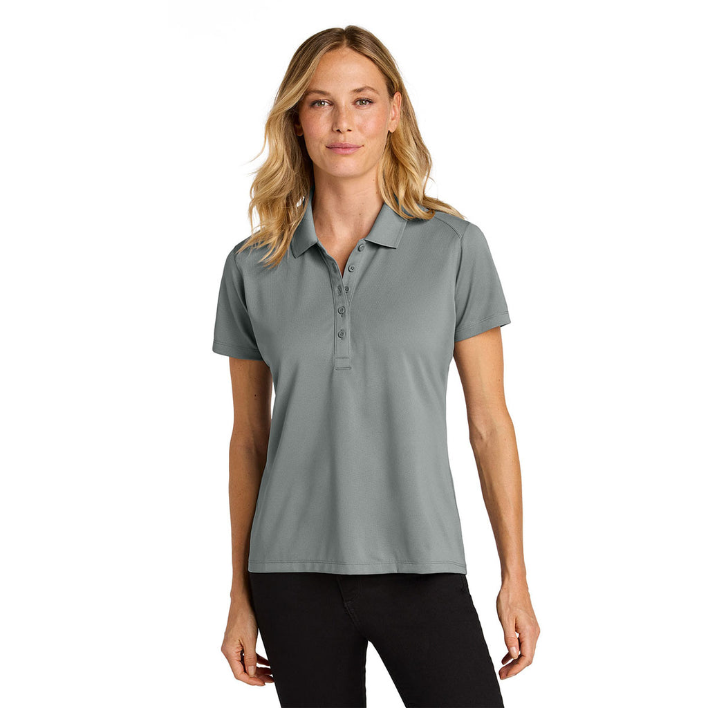 Port Authority Women's Gusty Grey Wearever Performance Pique Polo