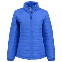 Clique Women's Royal Blue Elevation Eco Full Zip Puffer Jacket