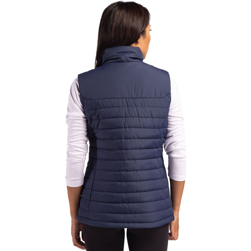 Clique Women's Dark Navy Elevation Eco Full Zip Puffer Vest