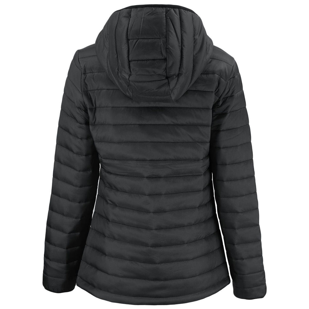Clique Women's Black Valhalla Full Zip Puffer Jacket