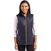 Clique Women's Dark Navy Valhalla Full Zip Puffer Vest