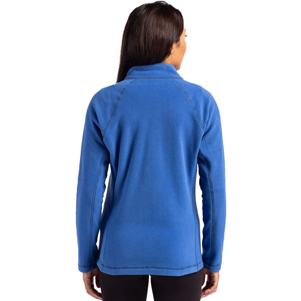 Clique Women's Royal Blue Powder Fleece Full Zip Jacket